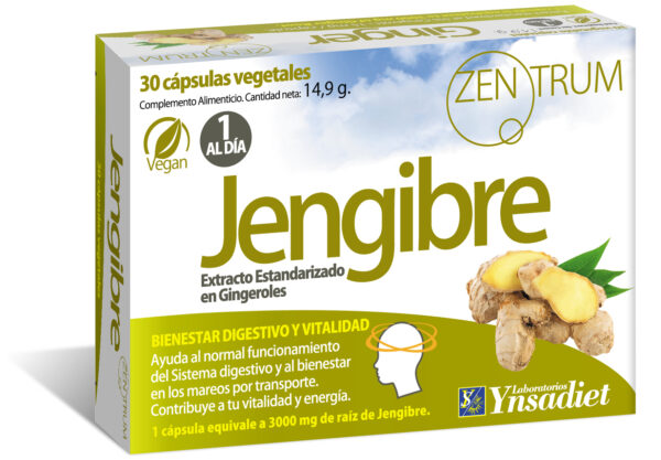 Ynsadiet Zentrum Jengibre 30 Caps
