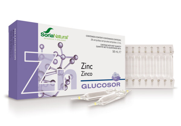 Soria Glucosor Zinc 28 Ampollas X 2ml